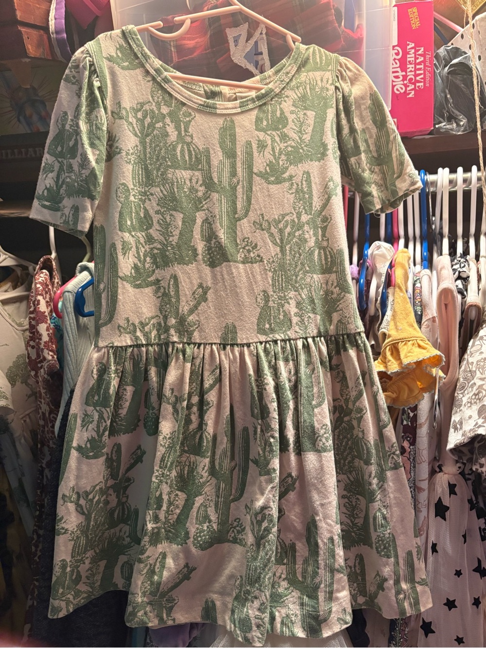 kate quinn girls size 5 year cactus drop waist dress